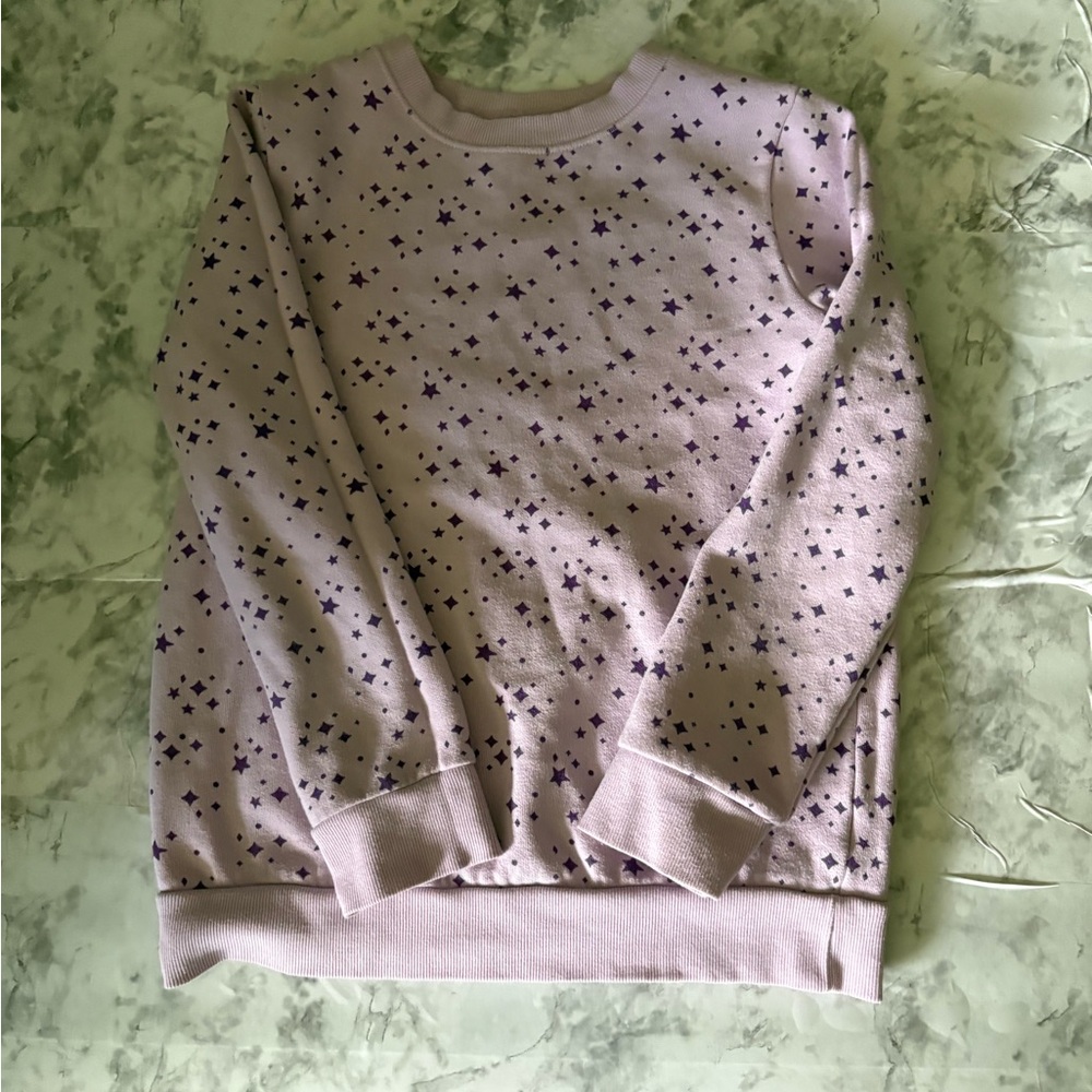 Cat & Jack Purple Starry Kids Sweater